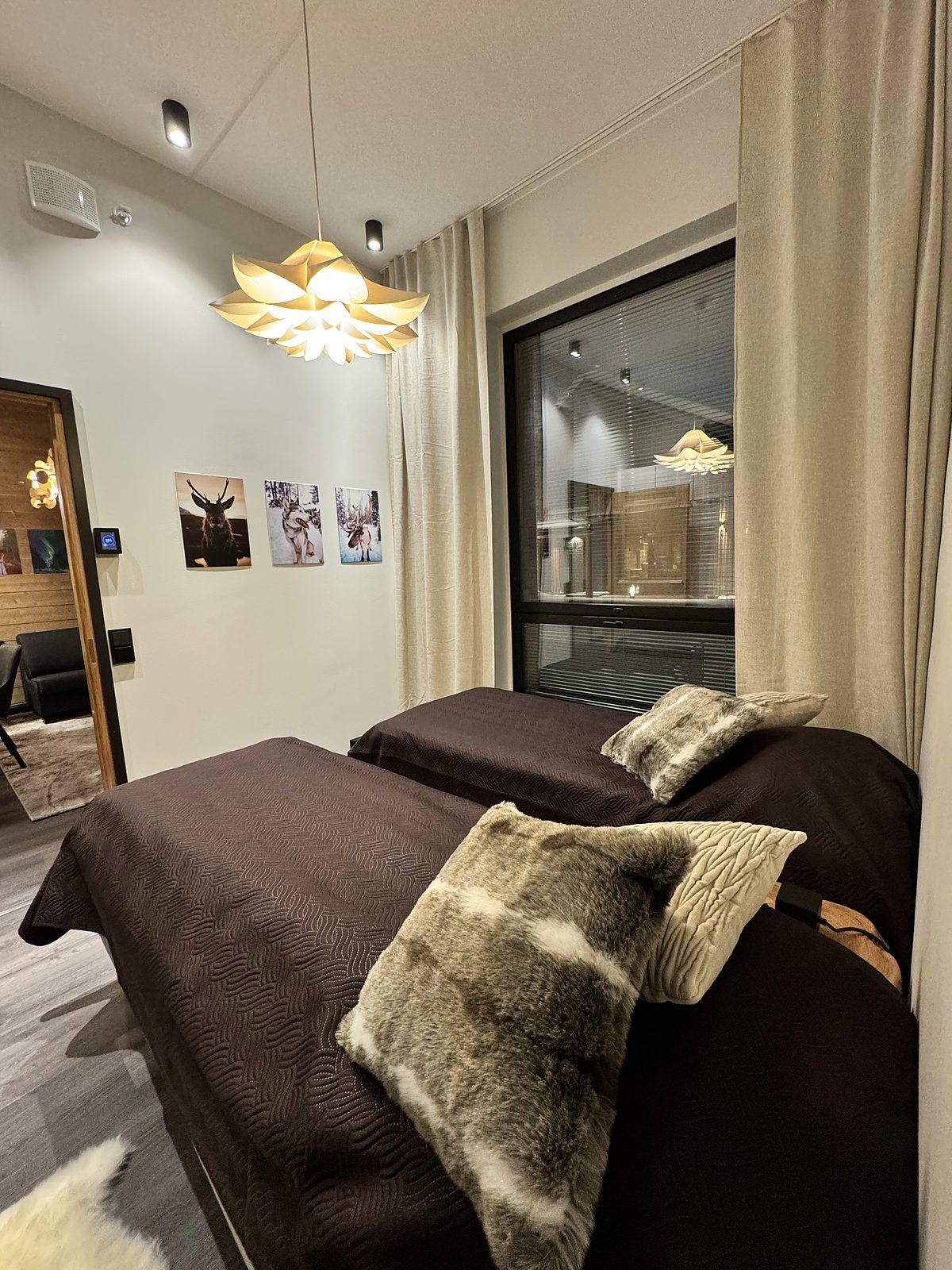 One of the two bedrooms