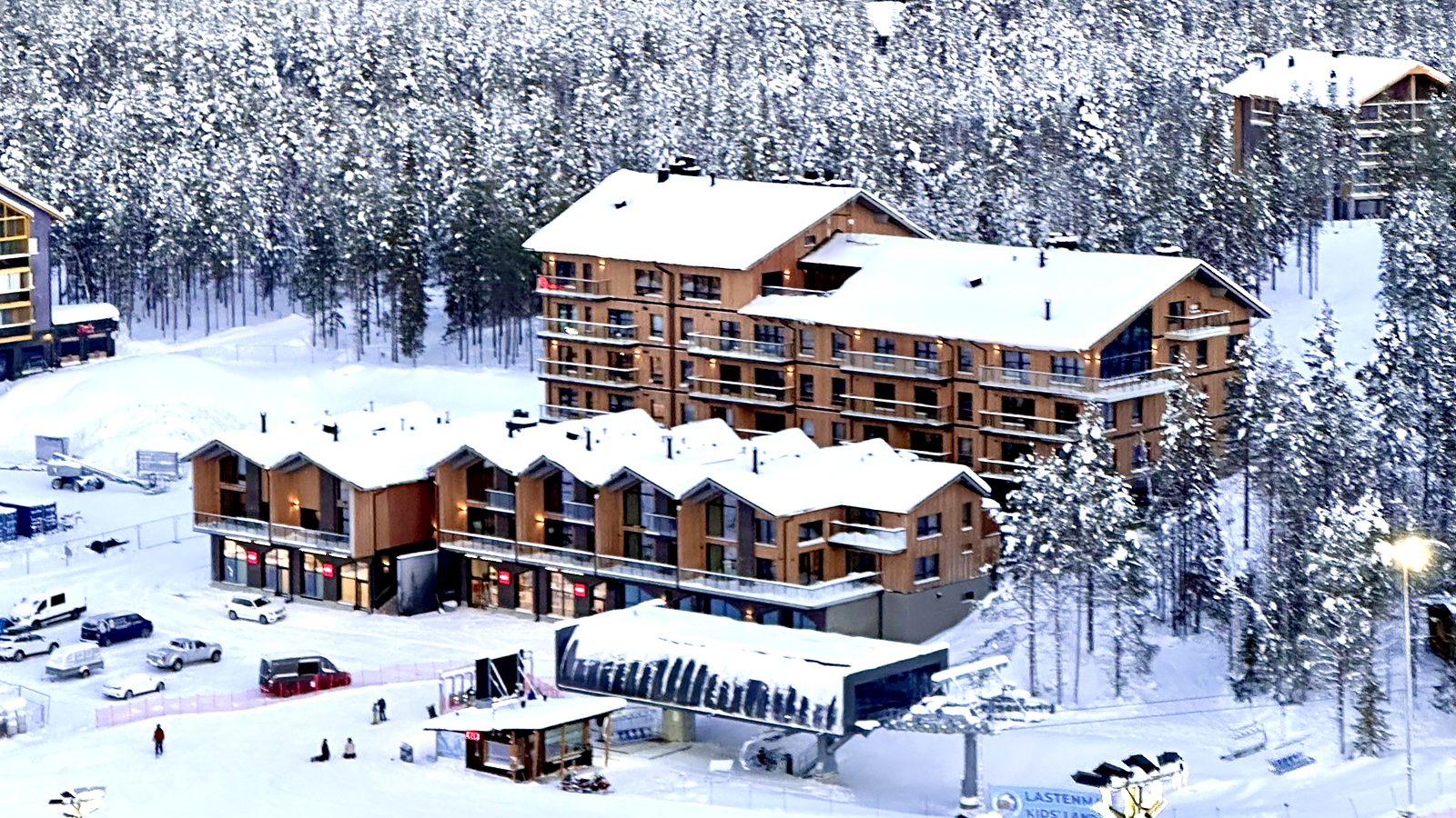 The Cranberry building in winter